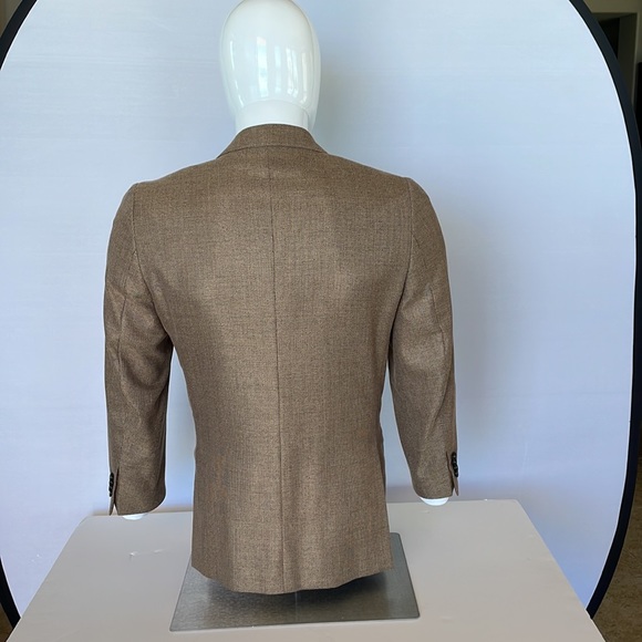 Valentino Mens Sport Jacket Size 38 Brown Tweed - Picture 10 of 16